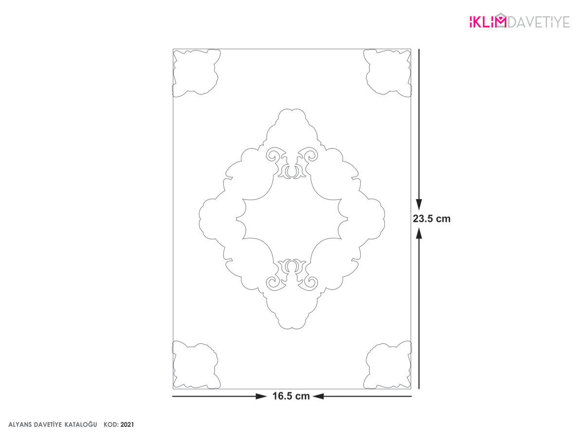 Alyans Davetiye     2021 - 6