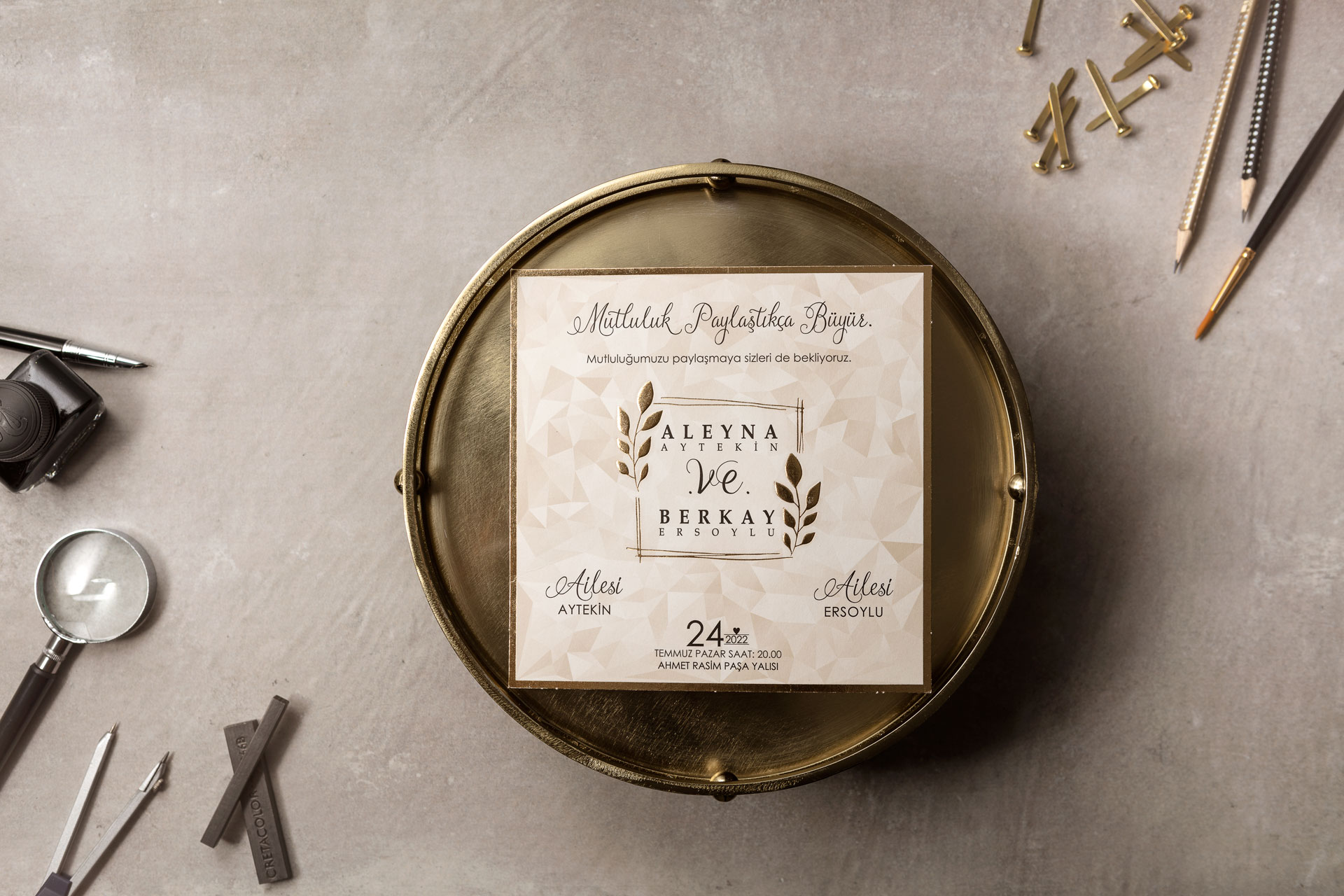 Wedding Davetiye     8391 - 2