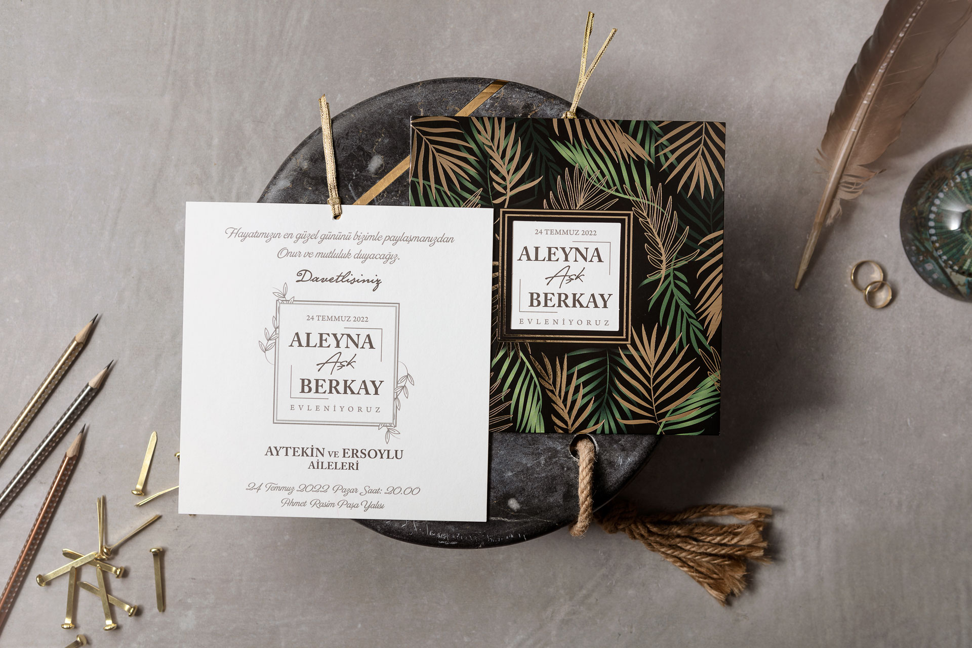 Wedding Davetiye     8445 - 3